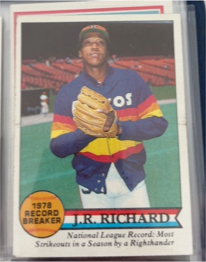 1979 Topps #203 J.R. Richard — front