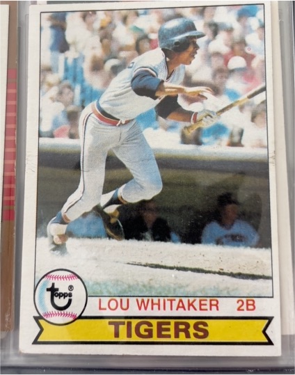 1979 Topps #123 Lou Whitaker — front