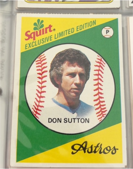 1981 Topps Squirt Exclusive Limited Edition #16 Don Sutton — front