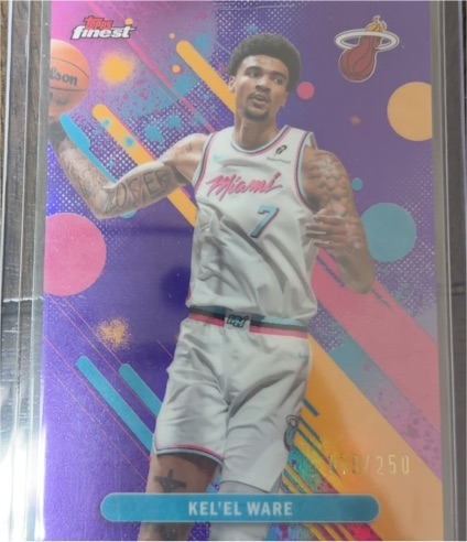 2025-26 Topps Finest #51 Kel'el Ware — front
