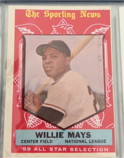 1959 Topps #563 Willie Mays All Star — front