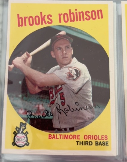 1959 Topps #439 Brooks Robinson — front