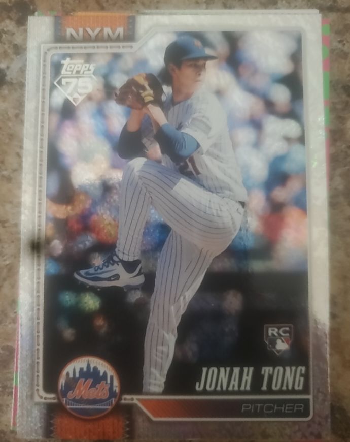 2026 Topps Series 1 #4 Jonah Tong — front
