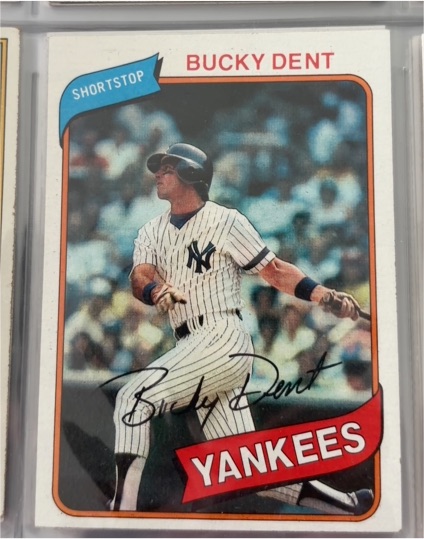 1980 Topps #60 Bucky Dent — front