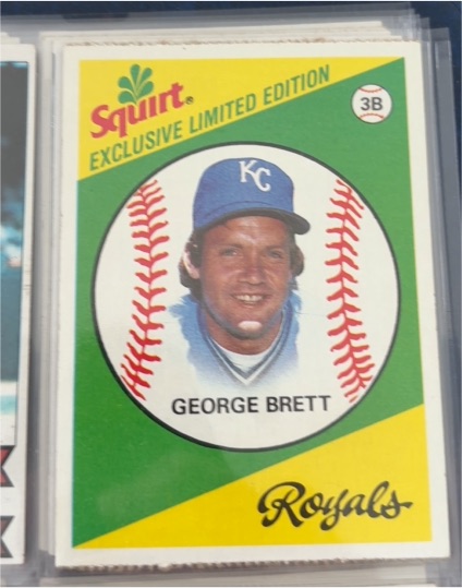 1981 Topps Squirt #1 George Brett — front