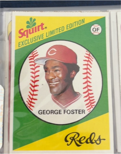 1981 Topps Squirt #2 George Foster — front