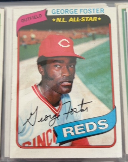 1980 Topps #400 George Foster — front