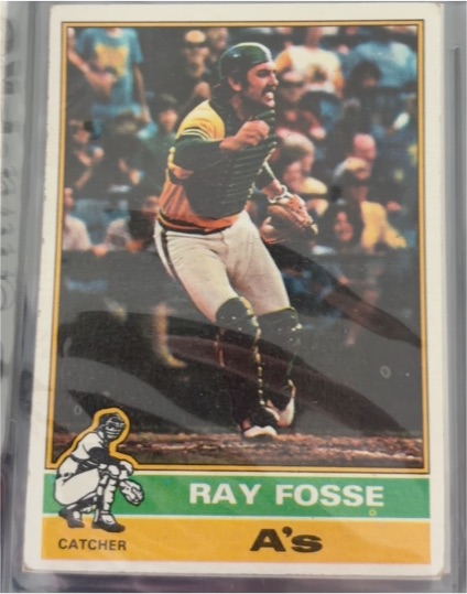 1976 Topps #554 Ray Fosse — front