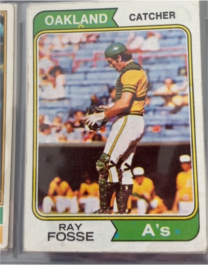 1974 Topps #420 Ray Fosse — front