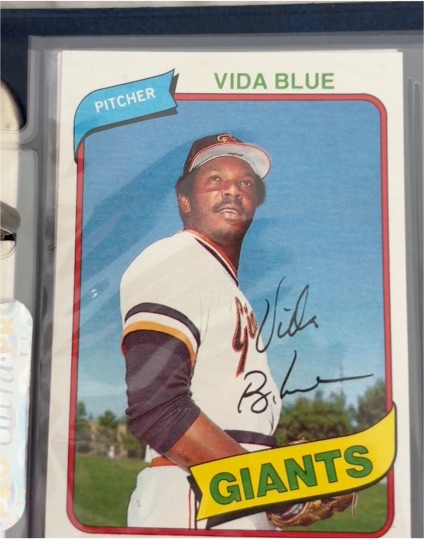 1980 Topps #30 Vida Blue — front