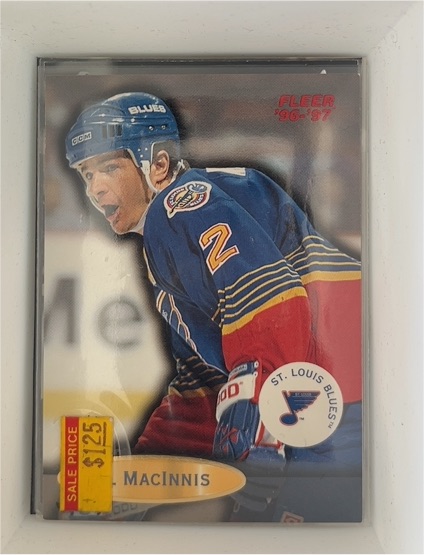 1996-97 Fleer #98 Al MacInnis — front