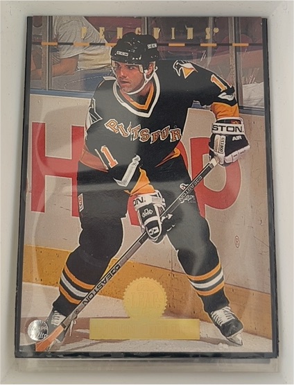 1994 Donruss The Leaf Set Hockey Card #412 John Cullen Pittsburgh Penguins — front