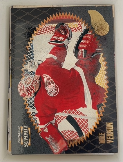 1996-97 Pinnacle Summit #101 Mike Vernon — front