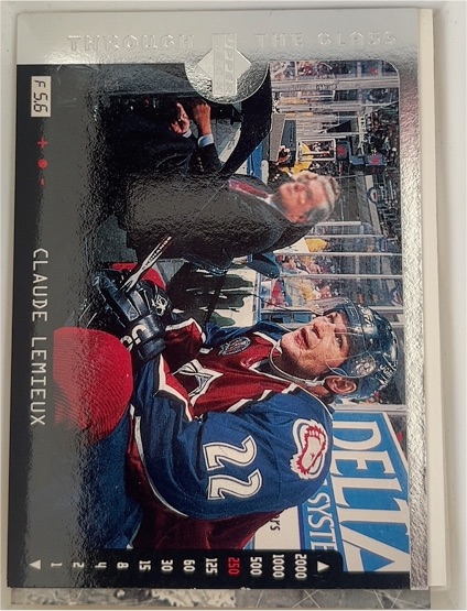 1996-97 Upper Deck Through The Glass #E95 Claude Lemieux — front
