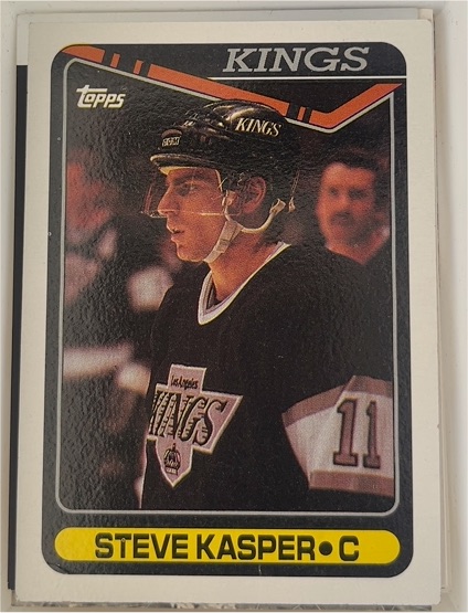 1990-91 Topps #153 Steve Kasper — front