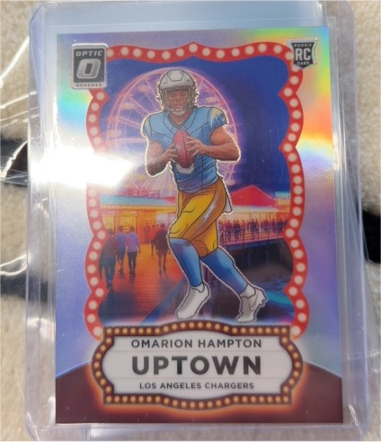 2025 Panini Donruss Optic #16 Omarion Hampton Uptown — front