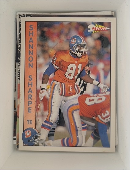 1991 Pacific #126 Shannon Sharpe — front