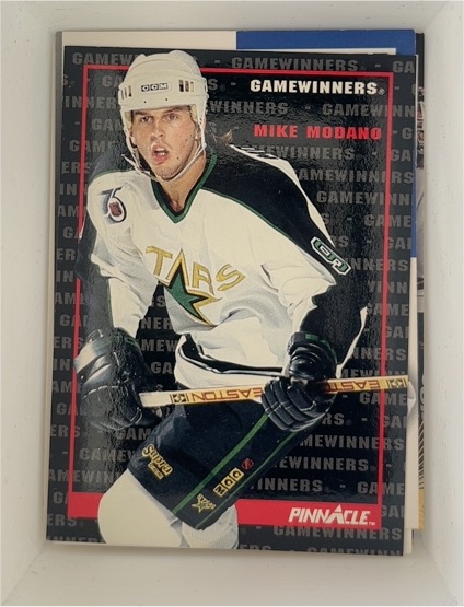 1992-93 Pinnacle #260 Mike Modano Game Winners — front