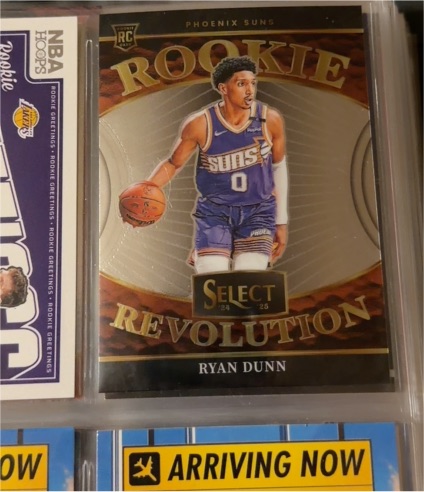 2024-25 Panini Select #9 Ryan Dunn Rookie Revolution — front