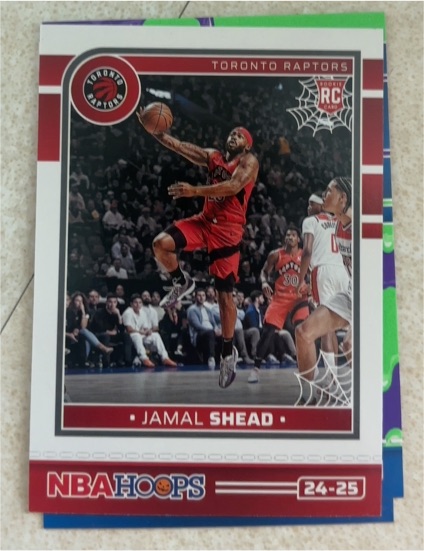 2024-25 Panini NBA Hoops Haunted Hoops #251 Jamal Shead — front
