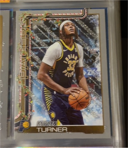 2025-26 Topps Holiday #H40 Myles Turner — front