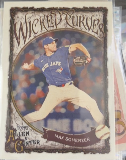 2025 Topps Allen & Ginter #WC-15 Max Scherzer Wicked Curves — front