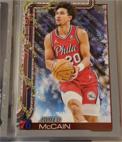 2025-26 Topps Holiday #H20 Jared McCain — front