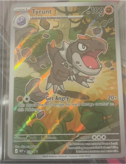 2026 Pokémon Perfect Order #070 Tyrunt — front