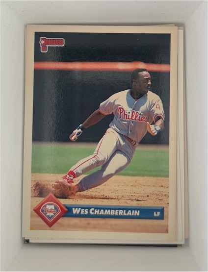 1993 Donruss #304 Wes Chamberlain — front