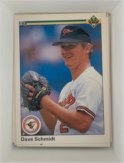 1990 Upper Deck #641 Dave Schmidt — front