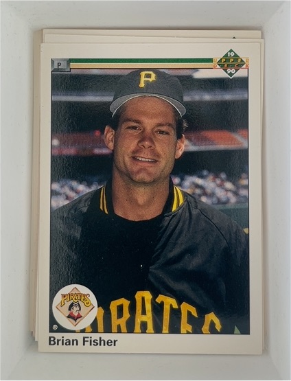 1990 Upper Deck #97 Brian Fisher — front