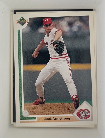 1991 Upper Deck #373 Jack Armstrong Cincinnati Reds — front