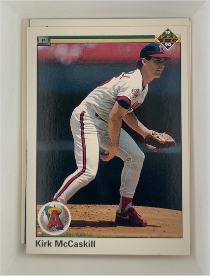 1990 Upper Deck #506 Kirk McCaskill — front