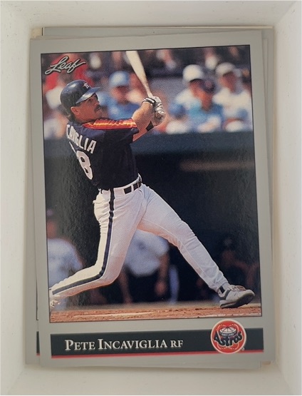 1992 Leaf #458 Pete Incaviglia — front