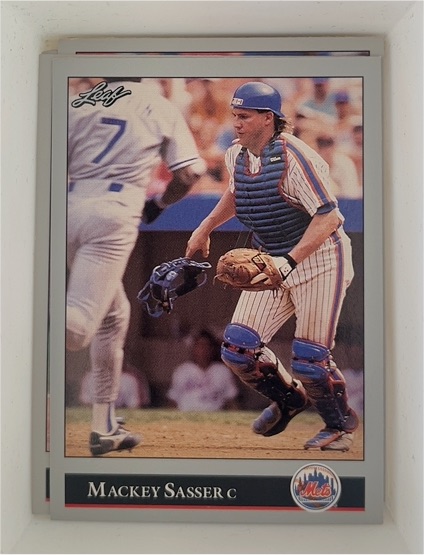 1992 Leaf #108 Mackey Sasser — front