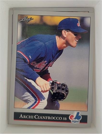 1992 Leaf #493 Archi Cianfrocco — front