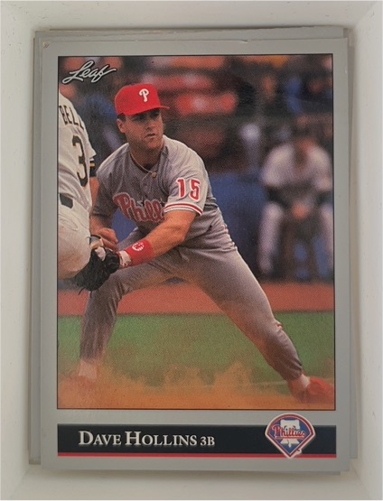 1992 Leaf #278 Dave Hollins — front