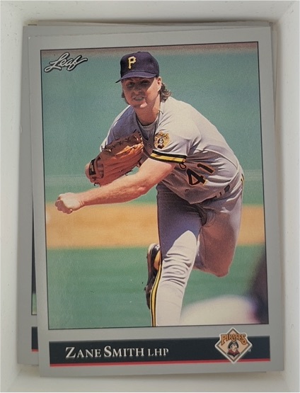 1992 Leaf #96 Zane Smith — front