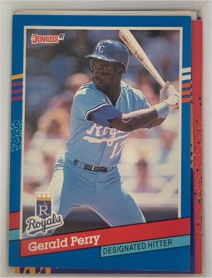 1991 Donruss #130 Gerald Perry — front