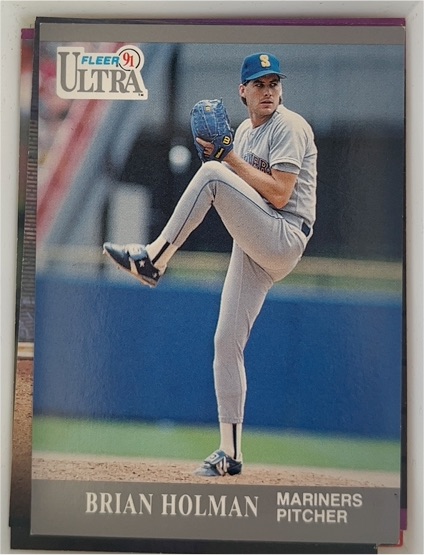 1991 Fleer Ultra #338 Brian Holman — front