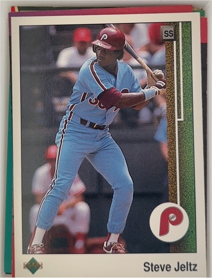 1989 Upper Deck #219 Steve Jeltz Philadelphia Phillies — front