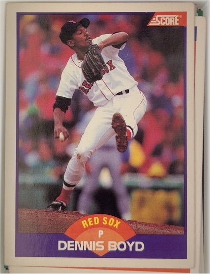 1989 Score #238 Dennis Boyd — front
