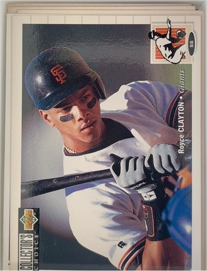 1994 Upper Deck Collector's Choice #80 Royce Clayton — front