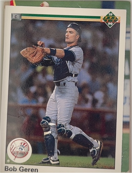 1990 Upper Deck #608 Bob Geren — front