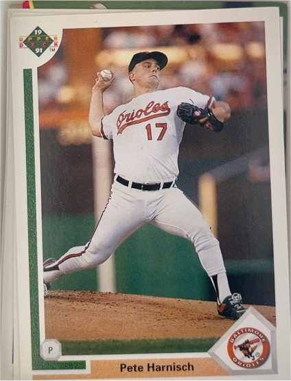 1991 Upper Deck #302 Pete Harnisch — front