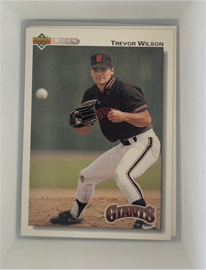 1992 Upper Deck #337 Trevor Wilson — front