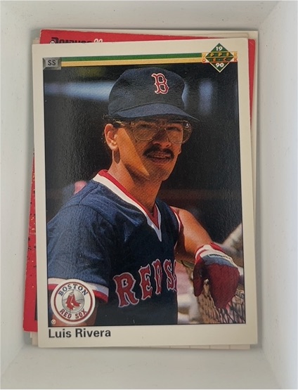 1990 Upper Deck #482 Luis Rivera Boston Red Sox — front