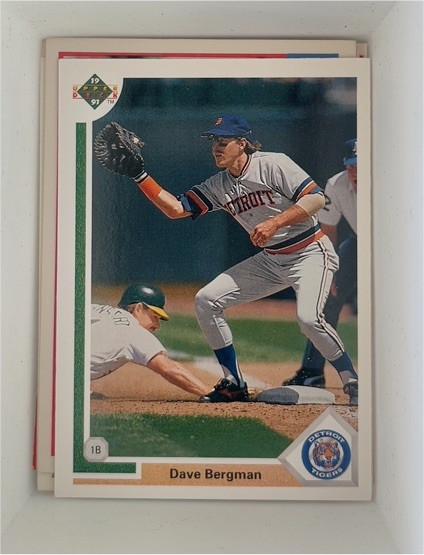1991 Upper Deck #599 Dave Bergman — front