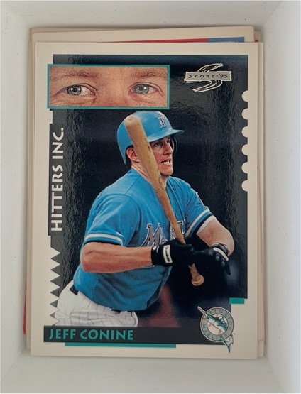 1995 Score #573 Jeff Conine — front