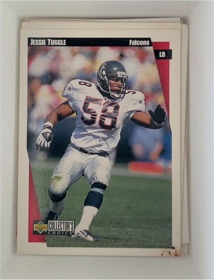 1997 Upper Deck Collector's Choice #183 Jessie Tuggle — front